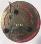Custom design metal beauty Laepl Pin with wholesale and satained glass