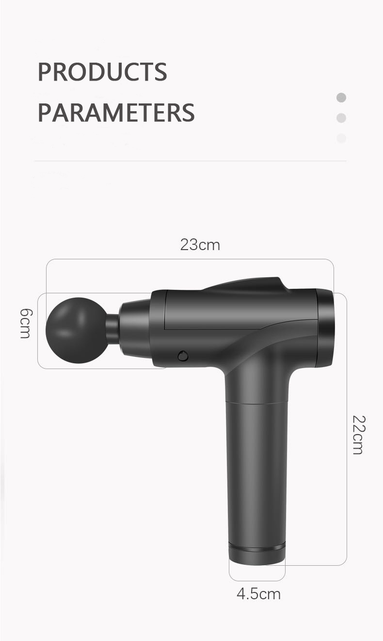 30 Speed Fascia Massage Gun Deep Tissue Percussion Massage Gun Touch Screen