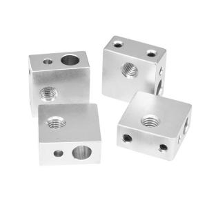 Quality 7.8g Aluminium MK7 MK8 3D Printer Heater Block 20mm*20mm*10mm wholesale