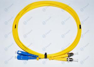 Quality Fiber Optic Patch Cord Single Mode Duplex ST To SC Fiber Patch Cable wholesale