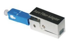 Professional SC Bare Fiber Optic Adapters Plastic Metal Material