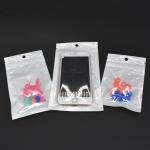 Three Sides Seal Pearl Zipper Plastic Film Bag