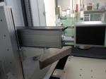 Professional 50W Metal Laser Marking Machine , Crossing Moving Working Table