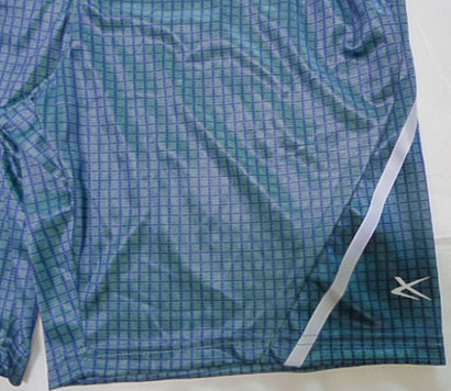 Various Sizes Blue Knitting Fabric Interlock Mens Jogging Shorts For Yoga