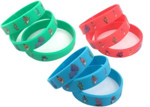 Quality Custom shark sport Silicone Bracelet Rubber Wrist Strap constellation bracelet wholesale