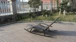 Luxury Hotel / Home Patio Resin Wicker Rocking Chair , Waterproof