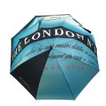 Digital Printing Diameter 130cm Pongee Manual Open Golf Umbrella