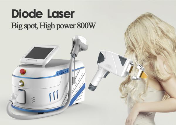 755nm 808nm 1064nm Laser Hair Removal Equipment 15 * 30mm 10 * 15mm For Back