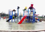 OEM Fiberglass Water Park Construction , Kids Water Playground Equipment System