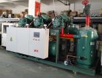 Three Parallel Screw Refrigeration Units For Cold Storage -18 Degrees