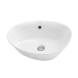 Quality Irregular Oval Bathroom Table Top Basin No Faucet No Drainer wholesale