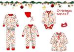 Baby christmas pants newborn toddlers pajamas set warm onesie baby Christmas