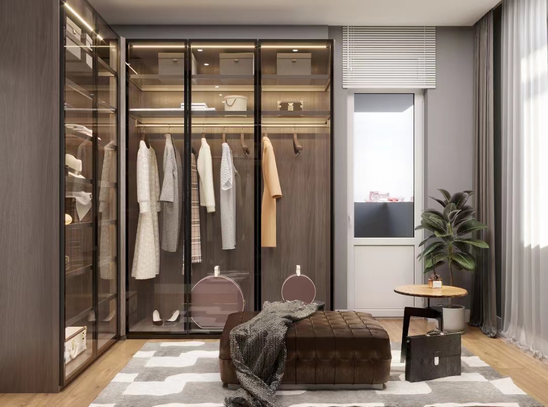Modern Style Wooden Furniture YALIG Solid Wood Wardrobe Cabinets for Your Living Space