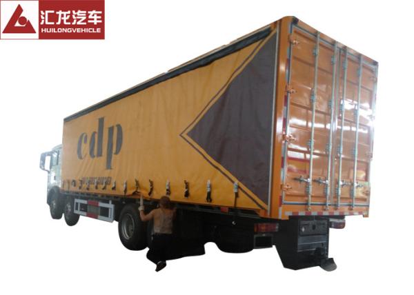 11500x2500x3850 Flatbed Curtain Side Trailers 280HP Euro VI Emission Standard