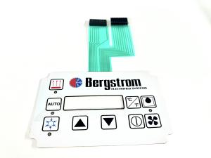 Quality Customize Tactile Membrane Switch With Two Flex Ribbon Cables Design wholesale