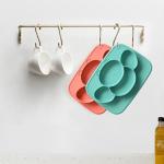 Suction Cup Children Tableware Plates Dish Baby Silicone Crockery Toddlers