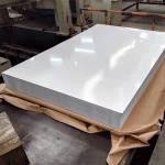 4×8ft 1100 White Anodized Aluminum Sheet 5mm Alloy Plate Microwave