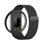 E99-2 Mesh Stainless Steel Band Smart Watch Multifunctional Sport LED Digital