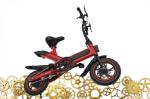 Portable Full Size Folding Electric Bike Maximum Speed 25km / H Front & Rear 12