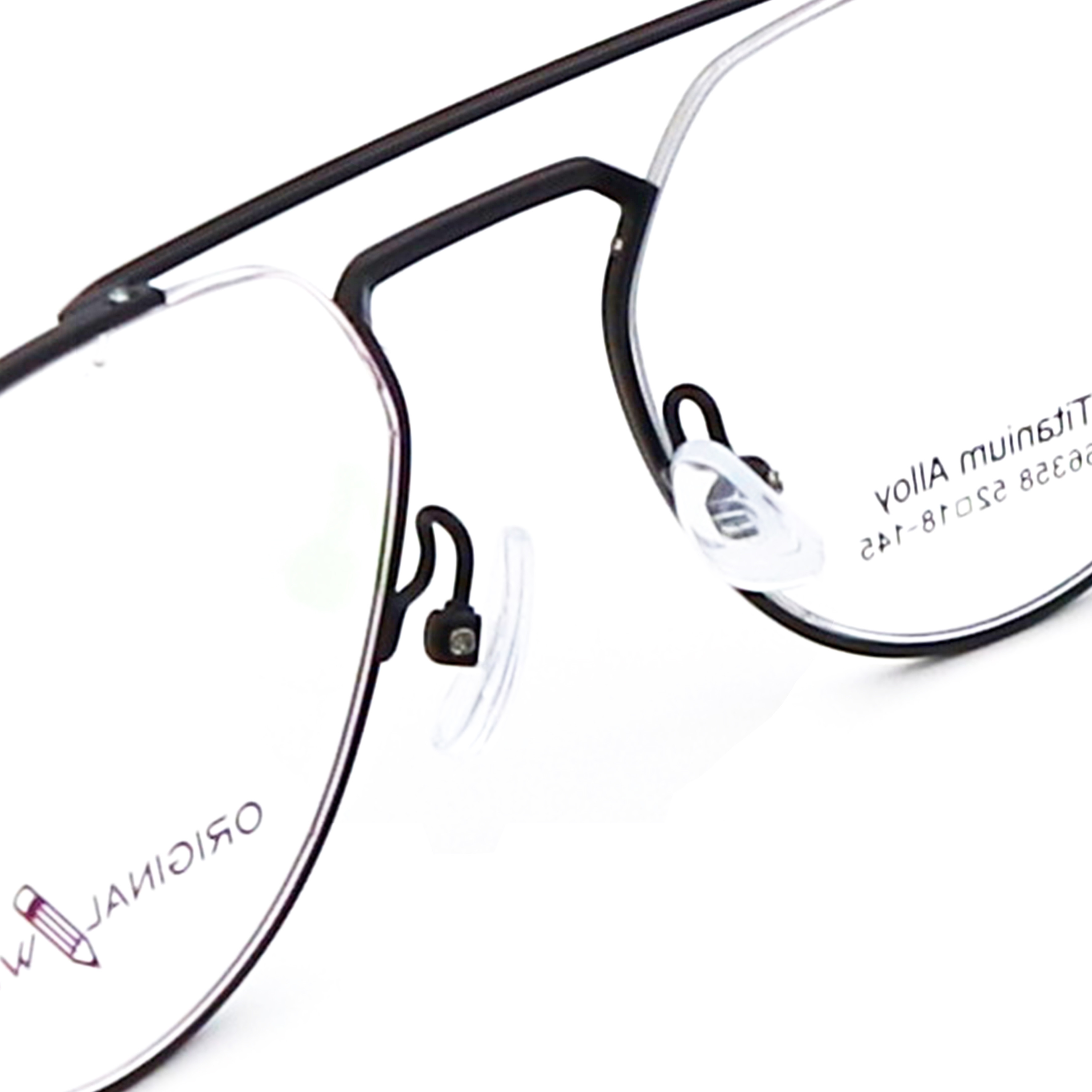 IP Electroplate B Titanium Optical Eyewear Frame Glasses 66358