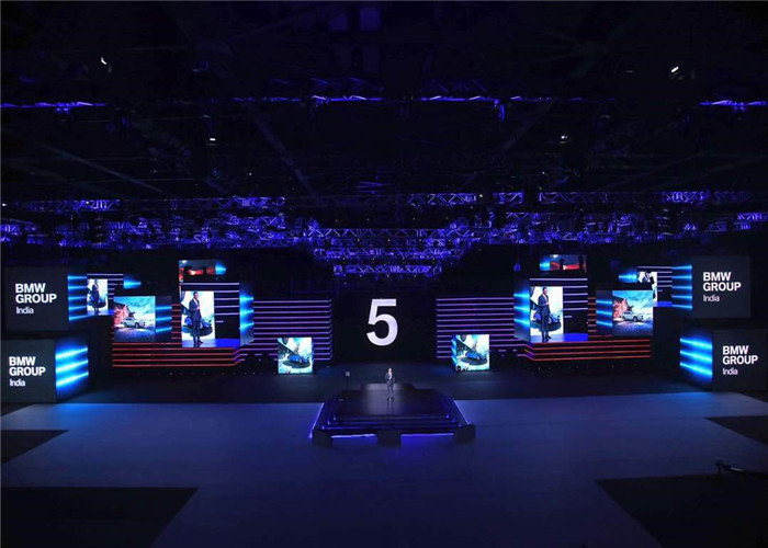 3.91mm Die Casting Stage Rental Led Display With Ultra Thin Cabinet 500 X 500 X 80mm