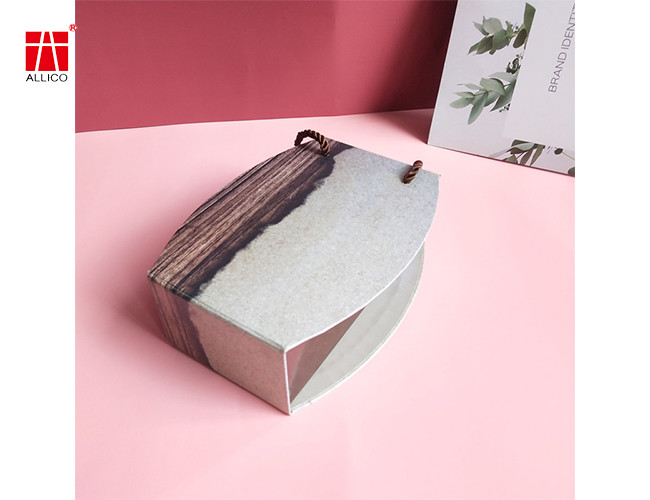 Custom Logo Printed Rigid Gift Box Packaging Cardboard Boxes With Handle
