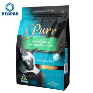 Quality Zipper Flat Bottom Recycled Opaque k Pet Food Bags wholesale