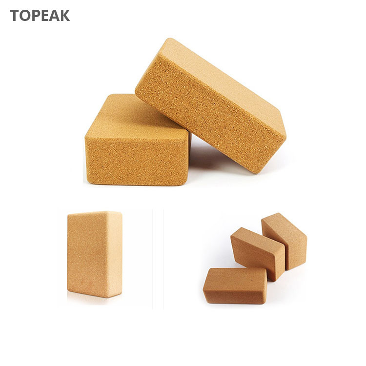 Large Cork Yoga Brick Mat Stretch Set Of 2