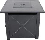 40,000 BTU Outdoor Gas 30'' Square Fire Pit Table With Easy-Access Door