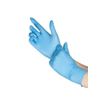 Quality Blue Nitrile Disposable Gloves CE FDA, Latex Free Gloves, Powder Free wholesale