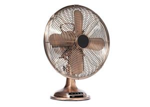 Quality 12 Inch Antique Electric Desk Fan 3 Speed Staineless Steel Personal Circulating wholesale