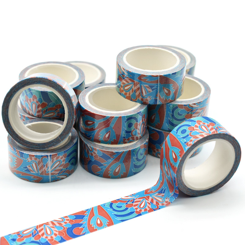No Color Fading Tearable Adhesive Skinny Washi Tape