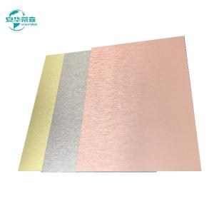 Quality ISO9001 Brushed ACP Aluminium Cladding Board Aluminum Composite Panel Lightweight wholesale