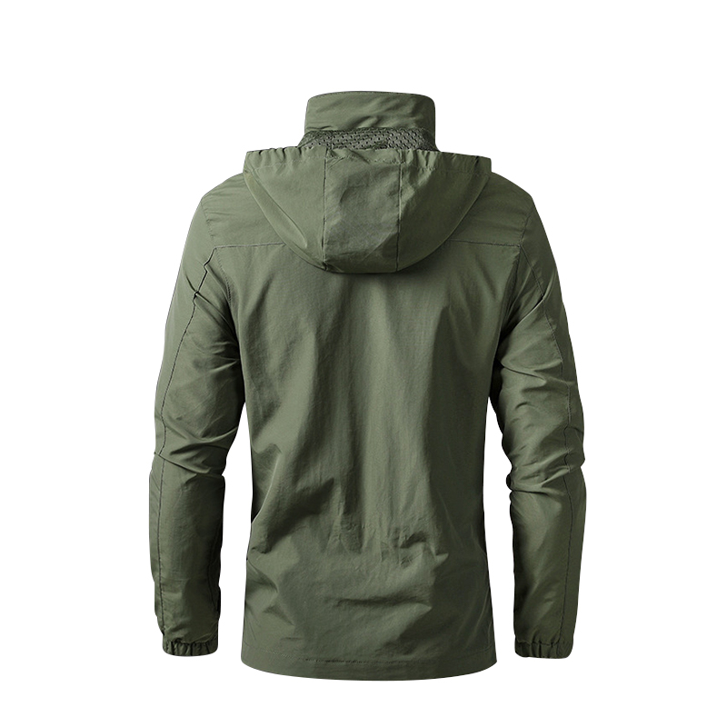 Oem Factory Manufacturer Custom Logo Breathable Water Resistance Jacket Men'S Spring Autumn Outdoor Sports Jacket