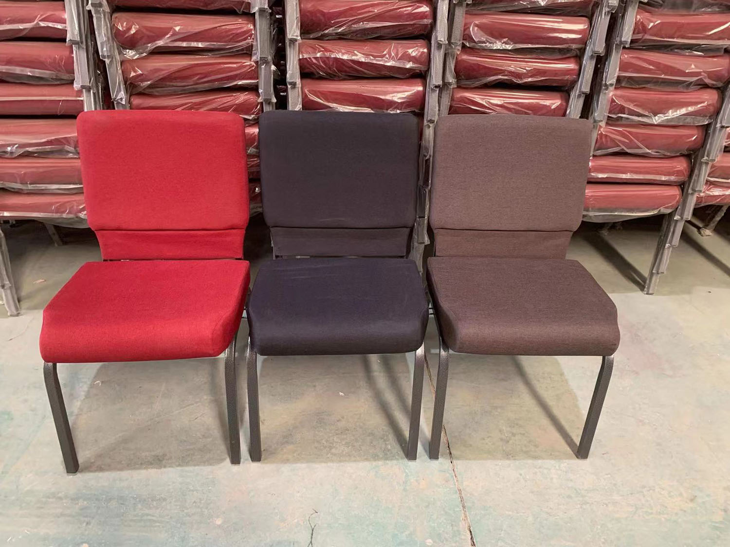 Commercial Stackable Church Chairs Red Chairs For Church Sanctuary