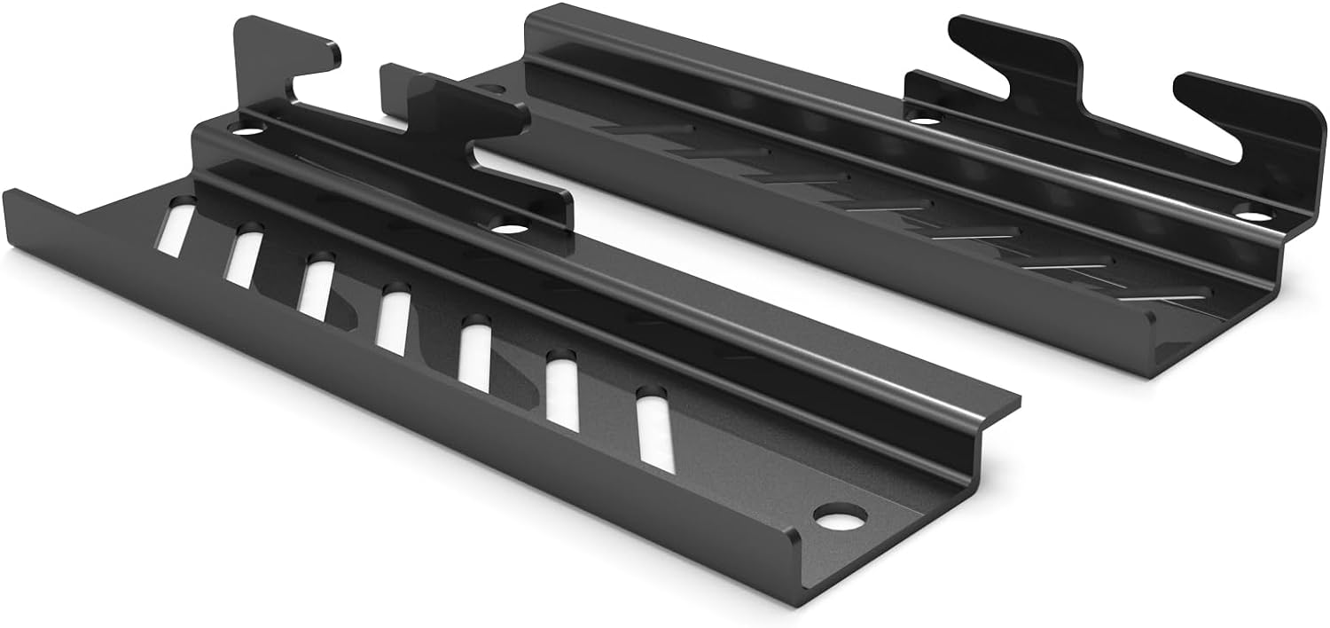Stocked Hook Brackets for Headboard or Footboard Adjustable Bed Rail Hook Plate Adapter