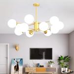 Modern Ball Lights LED Multi-Head Chandelier for Bedroom Dining Living Room