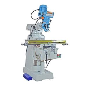 430mm Overarm Travel Metal Turret Milling Machine Vertical 1270*254 Table