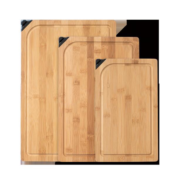 Environmentally Friendly 33x20cm Organic Bamboo Cutting Board With Knife