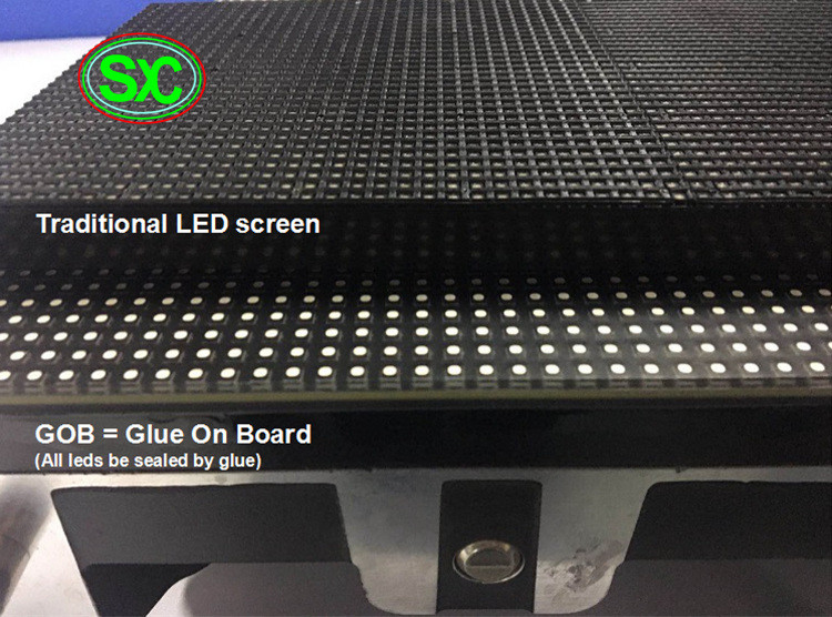 ISO2001 4K GOB LED Display P1.667 P2.0 P2.5 Advertising Wall 1200nits