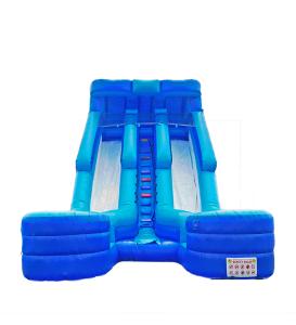 Quality Aldult Outdoor Rental Inflatable Large Water Slides With Pool wholesale