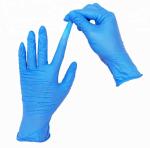 FDA 510K Disposable Medical Nitrile Gloves , Disposable Nitrile Gloves Powder