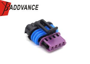 Quality 4 Way Delphi GF-10 Female Waterproof Automotive Connectors Black New Design wholesale