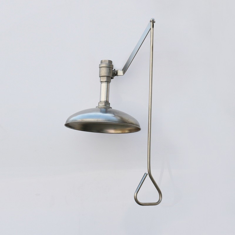 Ceiling type stainless steel shower, emergency drench shower head