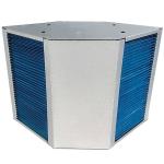 green fresh air counterflow hydrophilic aluminium foil heat exchanger energy