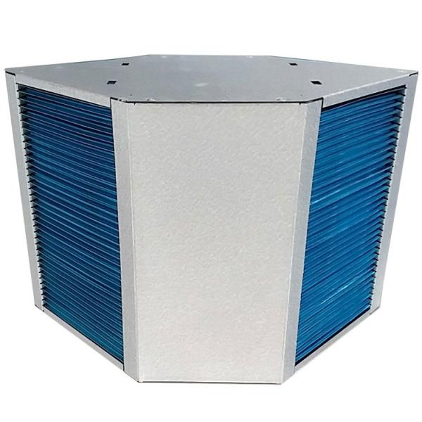 green fresh air counterflow hydrophilic aluminium foil heat exchanger energy