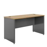 Modern Single-Person Wood Study Desk for School or Office Use Featuring Panel