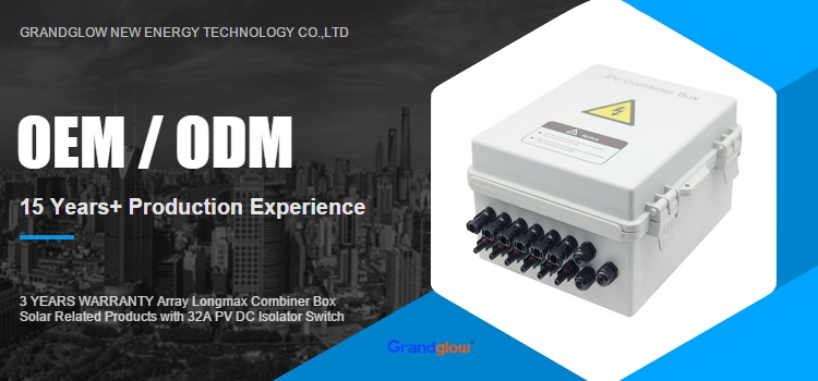 Solar Related Array Combiner Box With 32A PV DC Isolator Switch