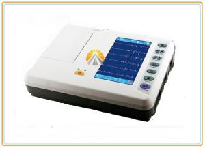 Quality 800 X 480 Graphic Screen Portable ECG Machine 12 Leads 35X30X20CM Dimension wholesale