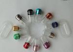 13mm Small Plastic Pill Containers SGS Single Capsule Packaging